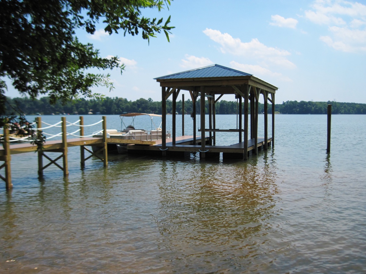 Building a Boat Dock On a Lake
